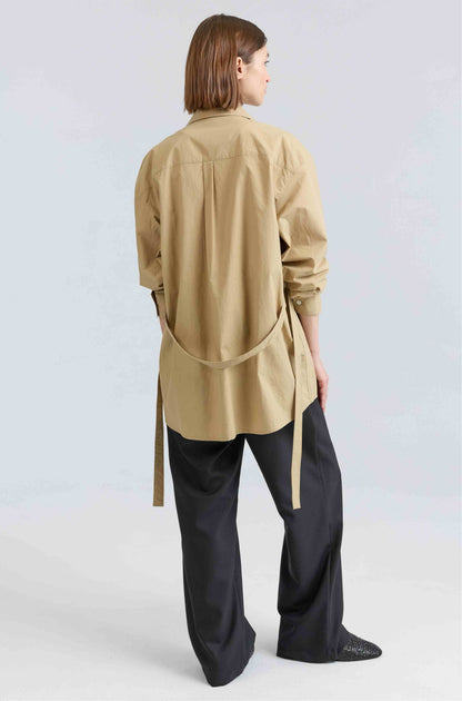 Shirt With Tie Belt